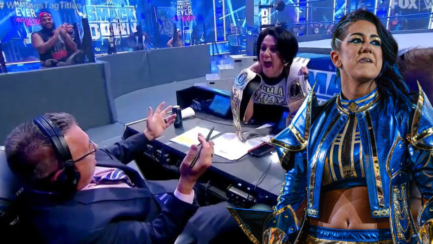 Bailey defeats the character with Michael Cole