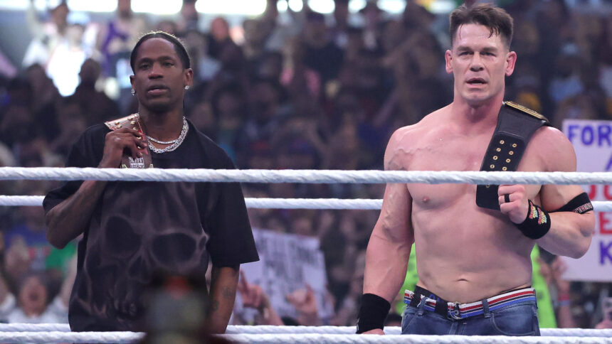 Behind the scenes news of John Cena, teaming up with WWE's Travis Scott, potential opponent