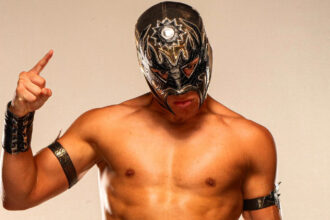 Former AEW star Fuego del Sol mask at GCW event leaves boots in the ring
