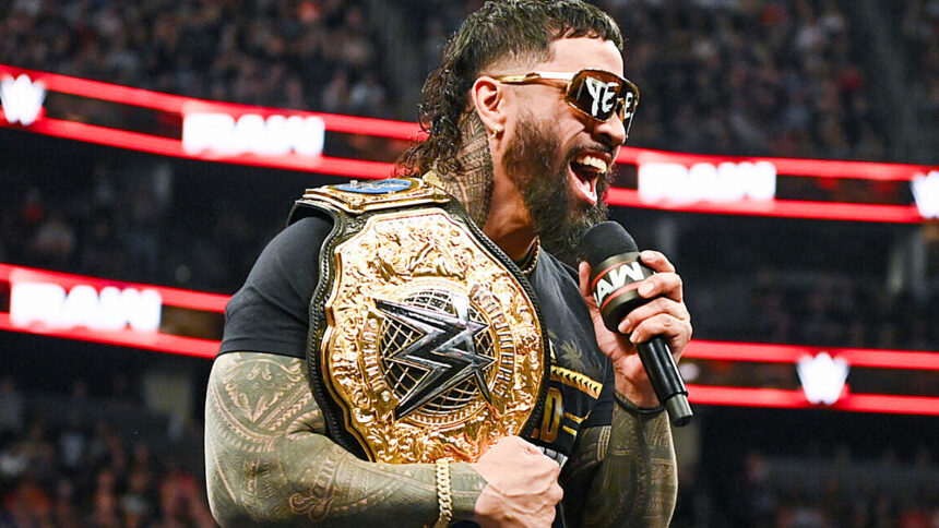 Jey Uso's first world title challenger appears in WWE Raw