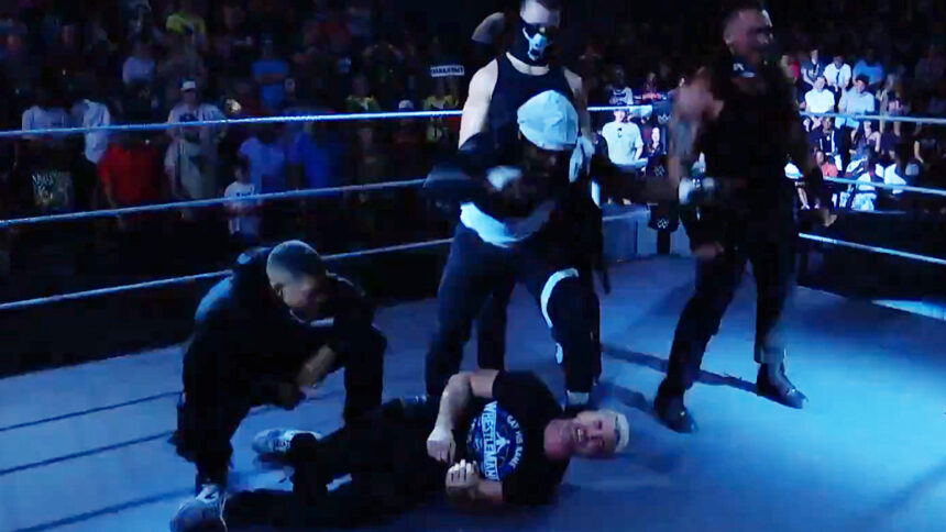 Joe Hendry appears in WWE NXT attacked by Dark State