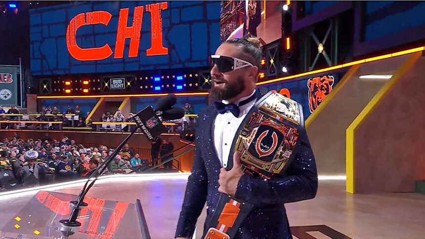 Seth Rollins trolls Green Bay fans in the 2025 NFL Draft