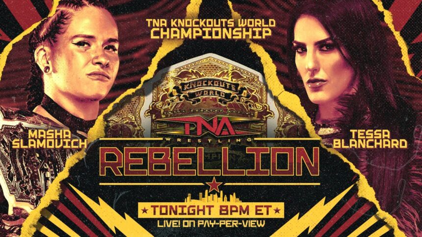 TNA fans say "Let's go to Senna, China suck!" Rebellion 2025, Mike Santana takes out Mustafa Ali