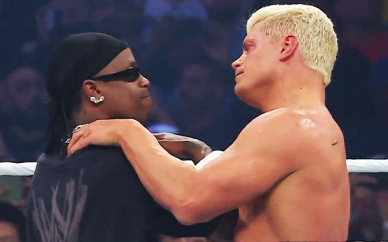 Travis Scott blows up Cody Rhodes after getting a receipt