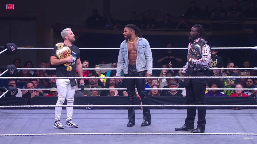 Trick Williams looks like Joe Hendry being kicked out of NXT after surprise