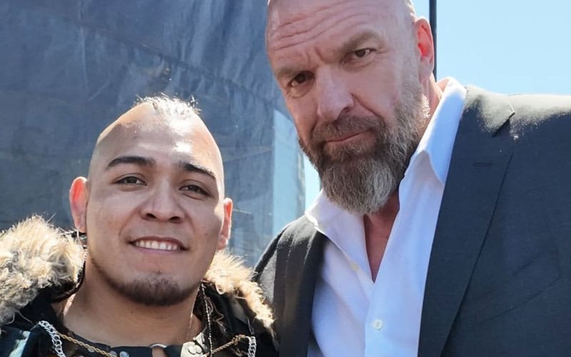 TripleH celebrates WWE's AAA acquisition with a photo drop of Hijo Del Vikingo