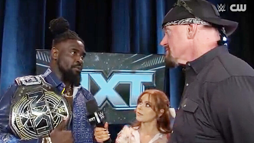 Undertaker stands up against Oba Femi on WWE NXT