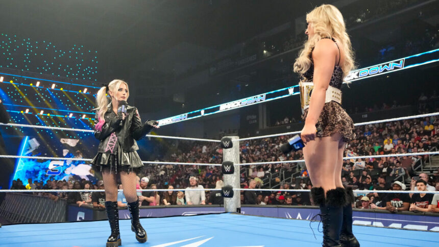 Alexa Bliss bites after Tiffany Stratton's "vintage" jibe