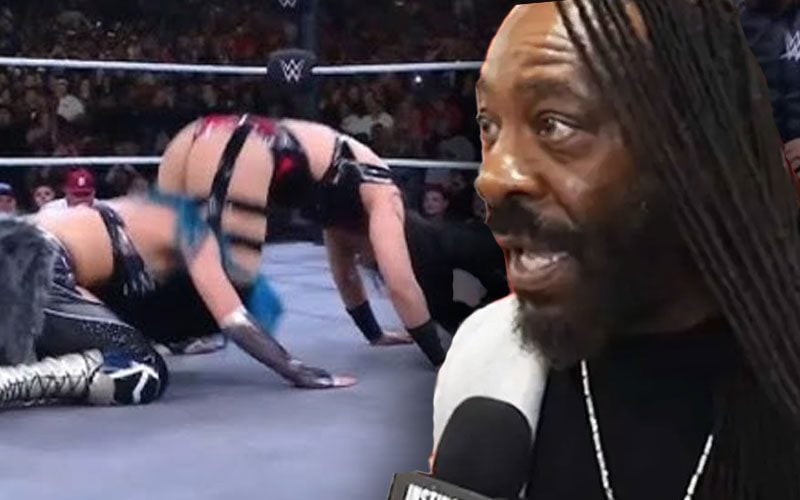 Booker T explains why he does sound effects during Stephanie Verker's matches