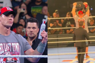 Fans were ejected after throwing a bottle at John Cena in WWE Smackdown