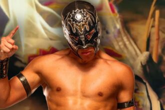 Former star Fuego del Sol reveals his new identity after burning his mask in a dramatic video