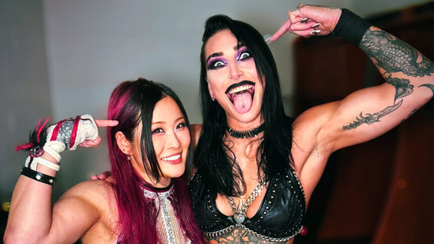 Iyo Sky enjoys the Rhea Ripley tag team despite the world title conflict