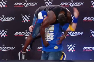 John Cena attacks R-Truth at WWE Backlash Post Show