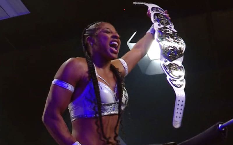 Kali Armstrong will be the first WWE Evolve Women's Champion