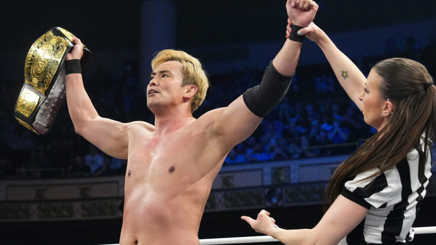 Kazuchika Okada's 12th AEW Continent title defense added to the double or notes 2025