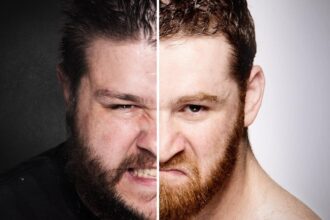 Kevin Owens supports Nonwell's book on Sami Zayn's career: "I've had this forever."