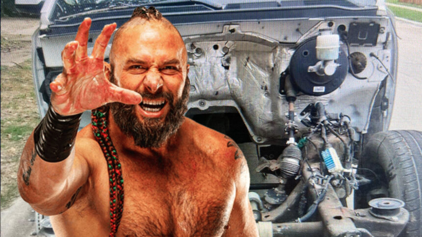 Lance Archer recovered the stolen truck and stripped it for parts