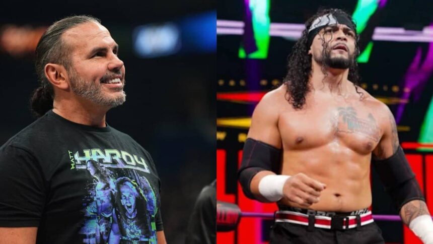Matt Hardy praises Mike Santana: "He's going to bet on himself," and now "killing it."