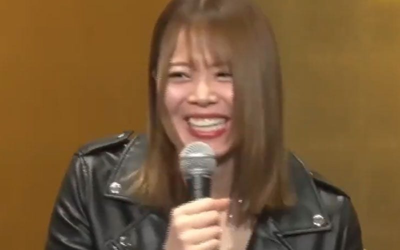 Mayu Iwatani features marigolds and signs after the Stardom exit