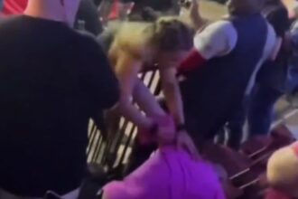 Natalia attacks Heclar after losing to Kensie Page in the NWA Crocket Cup