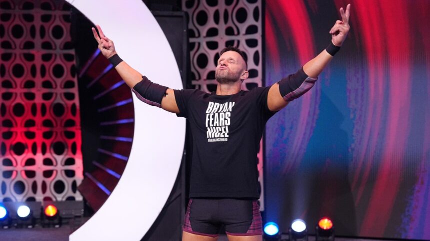 Nigel McGuinness fights FTR in a confused AEW collision main event with headphones removed