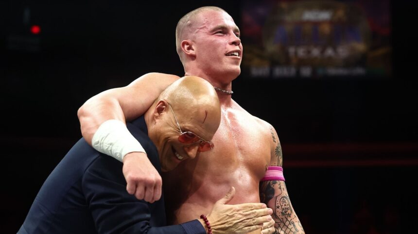 Paragon vs Don Charis Family Trios Match was AEW Double or None at the time of the collision
