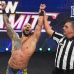 Ricochet knocks on the door of Bloody Mark Briscoe and wins an Aew Double or Nothing stretcher match