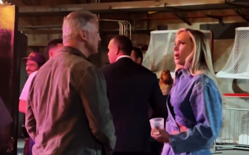 Shane McMahon and Charlotte Flair were found at the Lakers and the Timberwolves game in Los Angeles