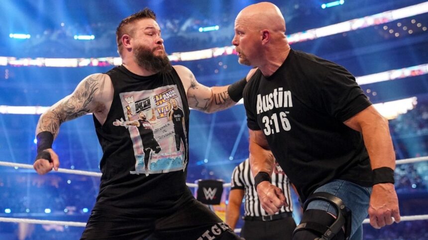 Steve Austin recalls "Uncharted Waters" from the WWE WrestleMania match against Kevin Owens