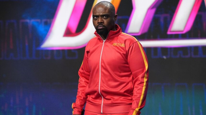 Stokely Hathaway lost his last name and appears to be featured as "Stokely" in the AEW conflict