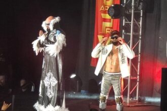 The Good Brothers reunite with the young Bucks in a wild NJPW revival match