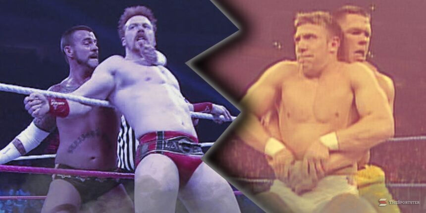 The wild match that took place at the obsolete WWE show