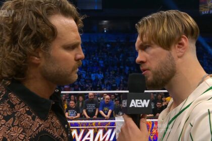 Will the Osprey and Hangman page double or notebook the main event this Sunday?