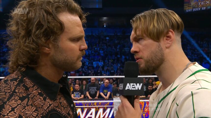 Will the Osprey and Hangman page double or notebook the main event this Sunday?