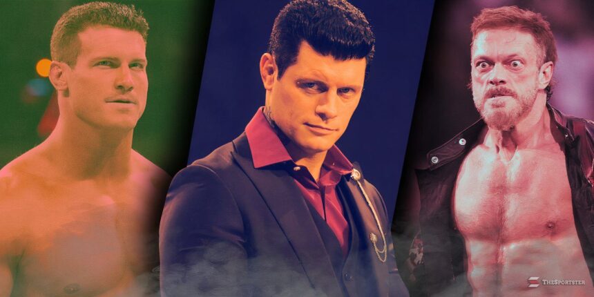 The wrestlers tried their appearance (and no one bothered)