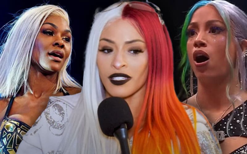 Zelina Vega shuts down fake hair drama alongside Jade Cargill and Mercedes Monet