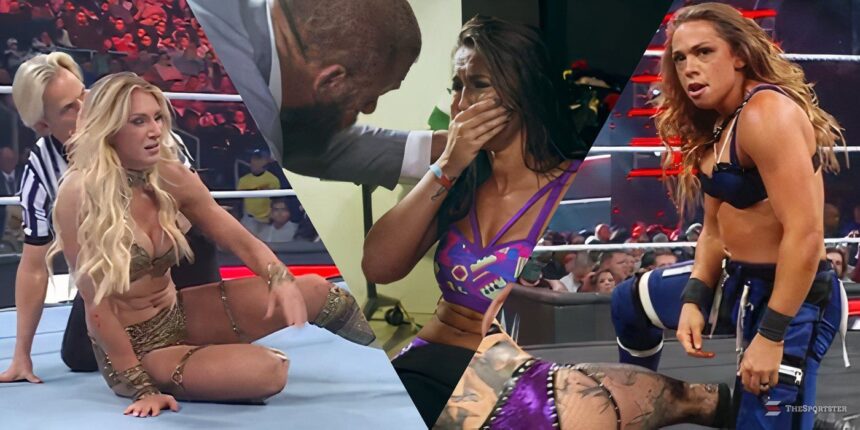 Zoey Stark and other WWE Superstars suffering nasty knee injuries on TV