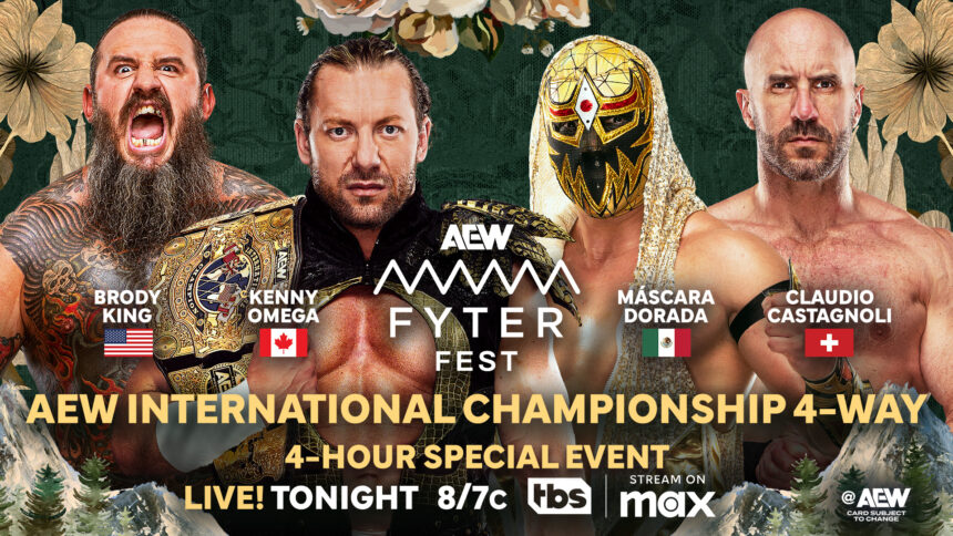 Aew Fyter Fest is back tonight: 4-hour event, championship action