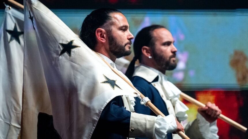AEW's Matt Jackson praises the former WWE executive for his founding father's gimmick.