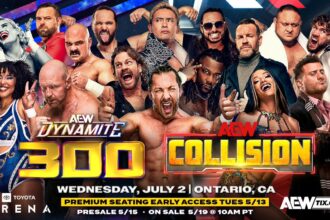 Dynamite 300 Championship matches have been announced