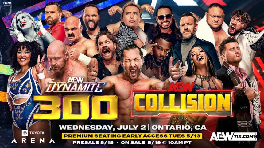 Dynamite 300 Championship matches have been announced