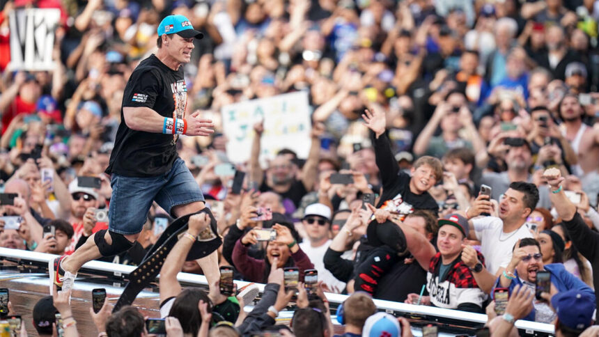 John Cena reveals the entrance to his favorite WrestleMania