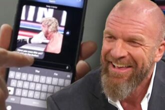 Viral photo of Logan Paul Jayuso with triple H text kicked him in the face