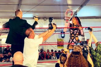 Mercedes Monet wins the EWA Women's Championship at the Plater Catchen Event