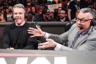 Michael Cole, who will probably call WWE RAW in a tank top after the Knicks sink an NBA bet