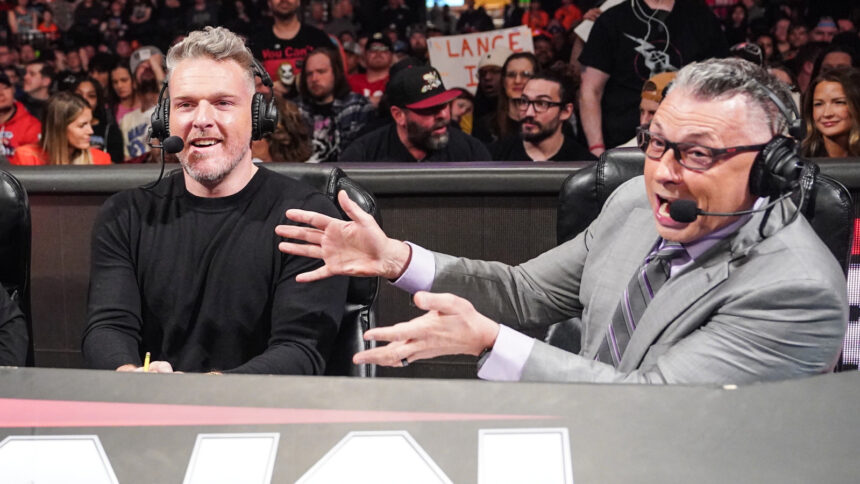 Michael Cole, who will probably call WWE RAW in a tank top after the Knicks sink an NBA bet