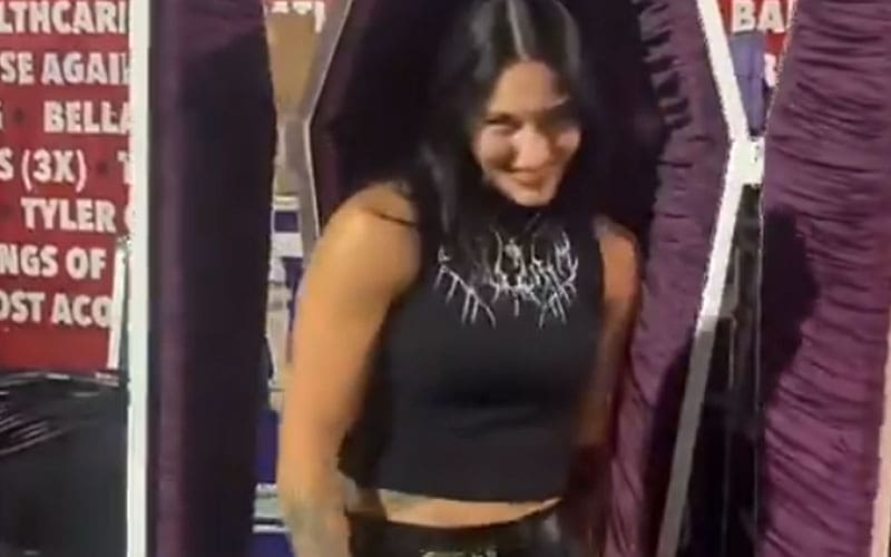 Rhea Ripley jumps out of Lady Gaga's co on Netflix Tudum