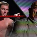 A professional wrestler followed the finisher in shame