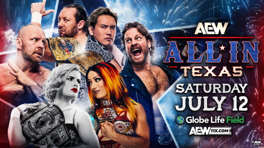 Several New Title Matches Confirmed For AEW All In Texas 2025