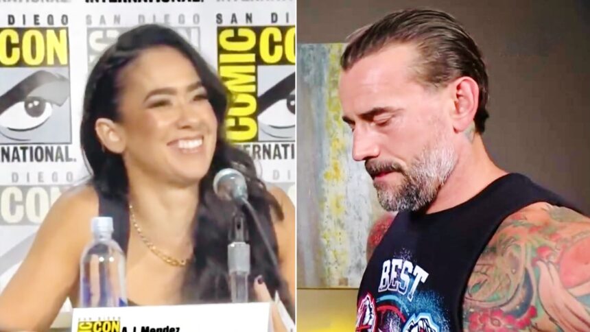 AJ Lee suggests a potential collaboration with CM Punk despite the "not working together" rule